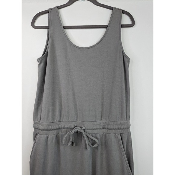 Haven Well Within Gray Sleeveless Drop Waist Drawstring Casual Dress - Picture 4 of 13